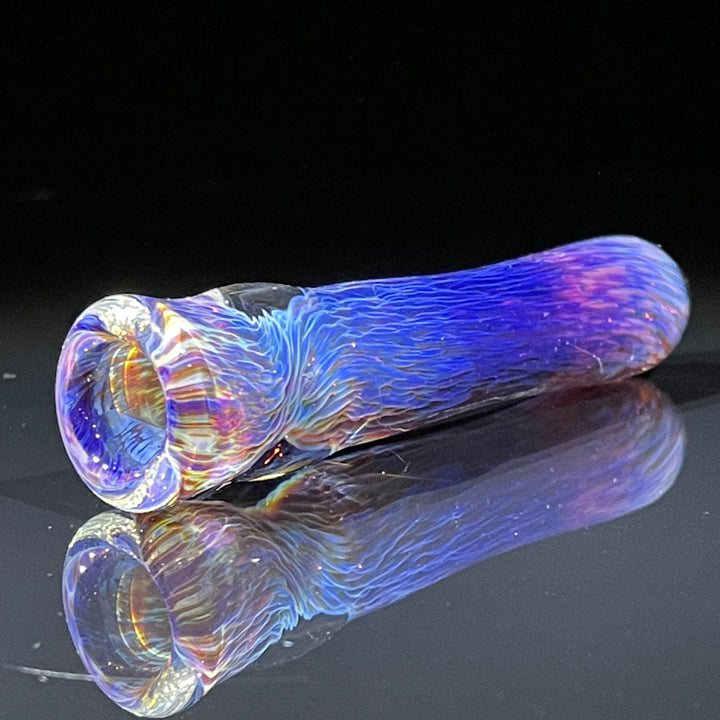 Thick Purple Chillum Glass Pipe Chuck Glass