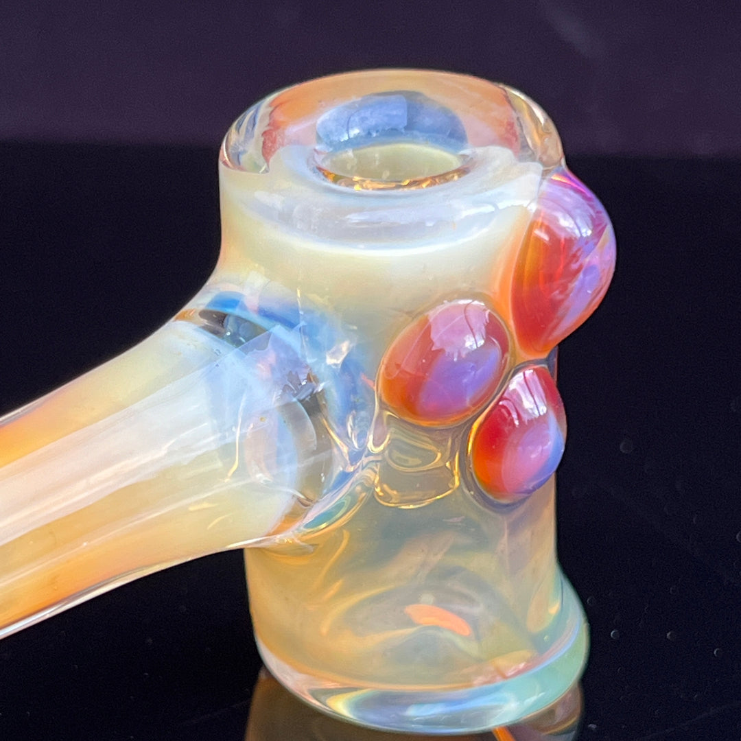 Silver Fumed Hash Hammer Glass Pipe KOP Glass   