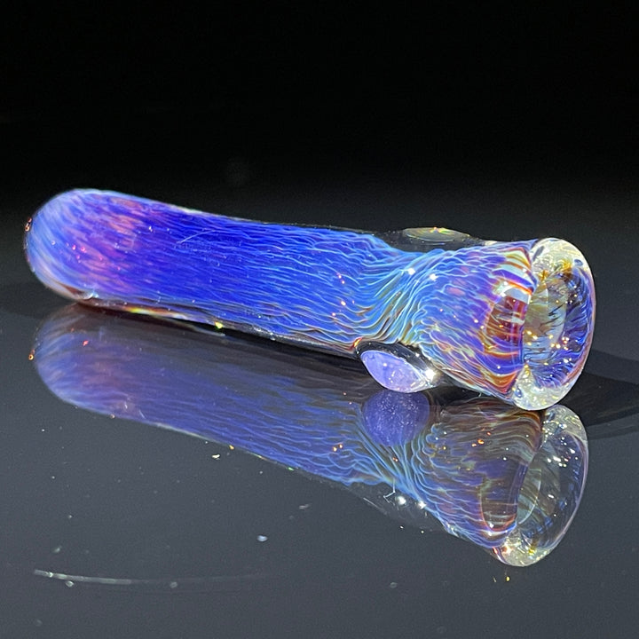 Thick Purple Chillum Glass Pipe Chuck Glass