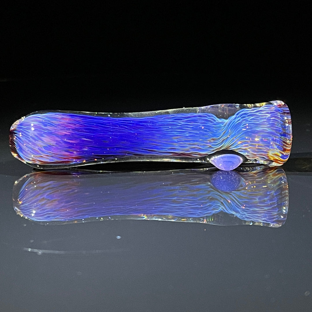 Thick Purple Chillum Glass Pipe Chuck Glass