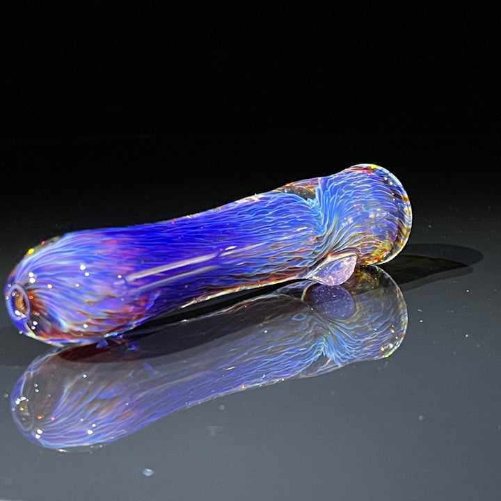 Thick Purple Chillum Glass Pipe Chuck Glass