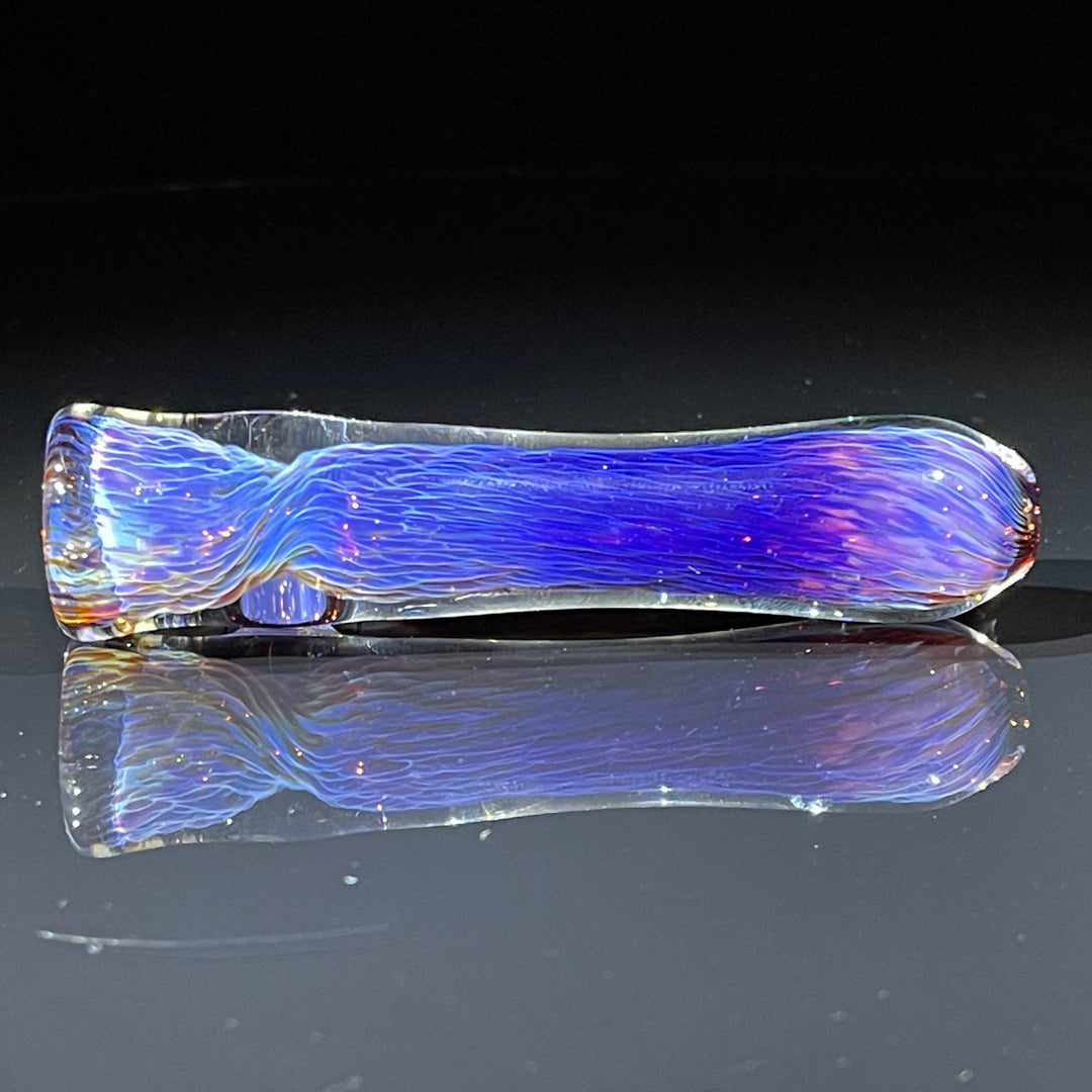 Thick Purple Chillum Glass Pipe Chuck Glass