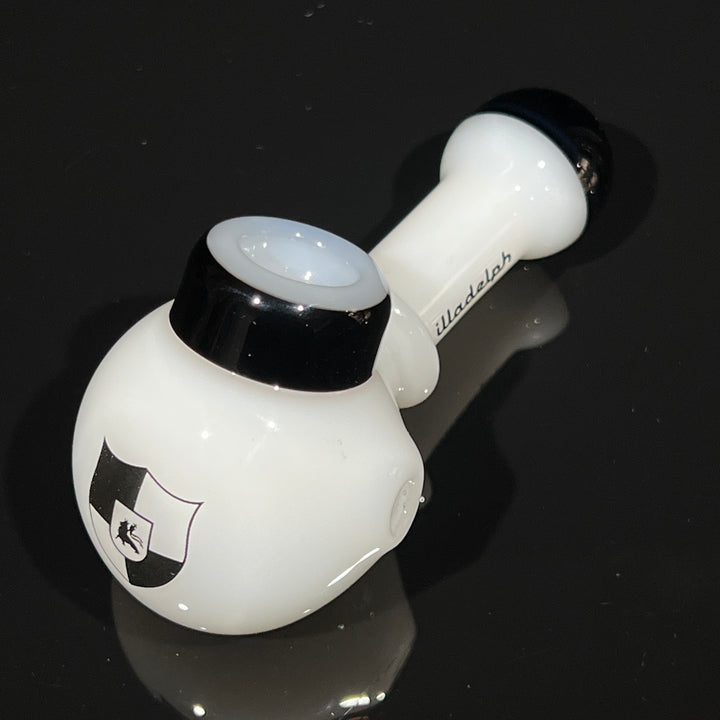 Illadelph Black Multi-Hole Spoon Glass Pipe Illadelph Glass