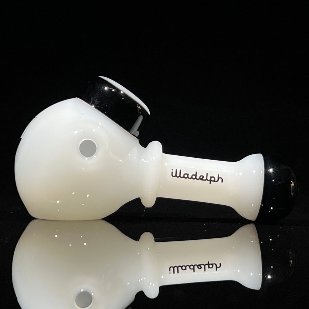 Illadelph Black Multi-Hole Spoon Glass Pipe Illadelph Glass