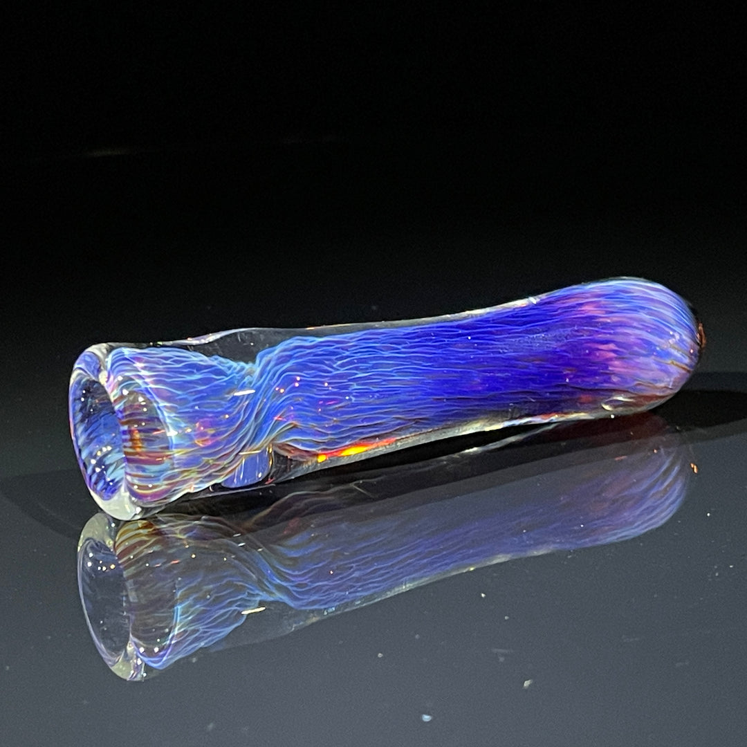 Thick Purple Chillum Glass Pipe Chuck Glass