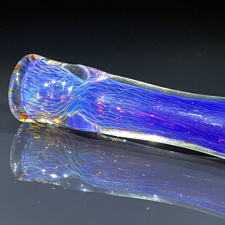 Thick Purple Chillum Glass Pipe Chuck Glass