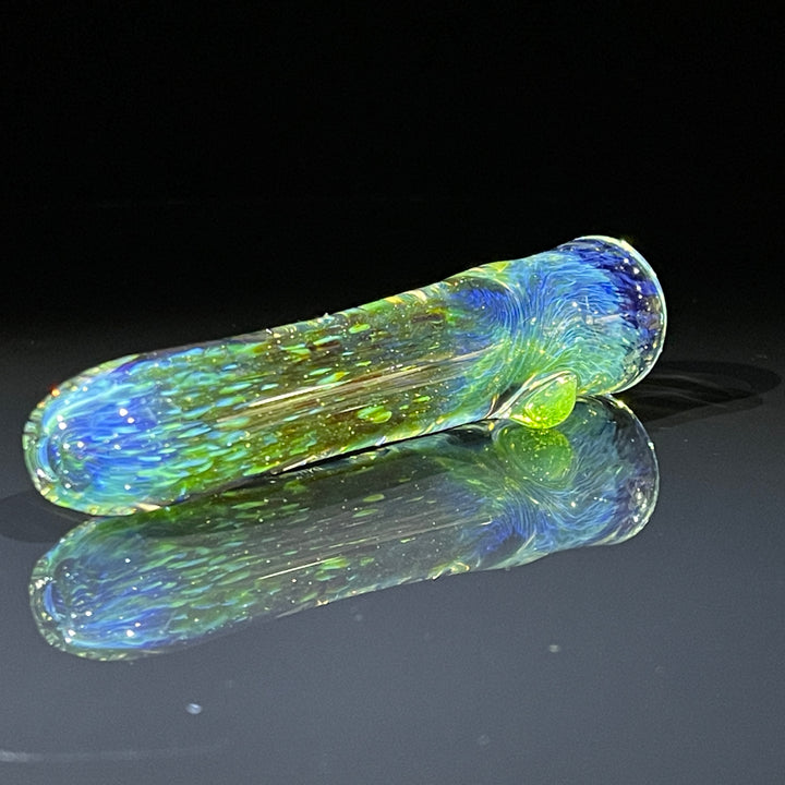 Mystery Aventurine Chillum Glass Pipe Chuck Glass