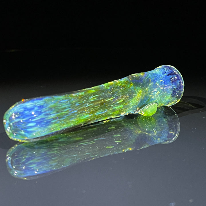 Mystery Aventurine Chillum Glass Pipe Chuck Glass