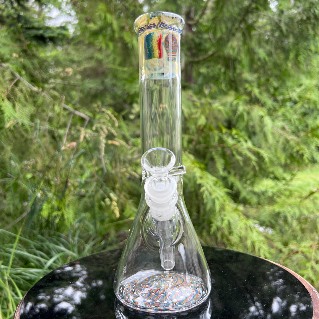 Glass Berry Cupcake 11" Inside Out Beaker Bong Glass Pipe Glass Berry Cupcake   