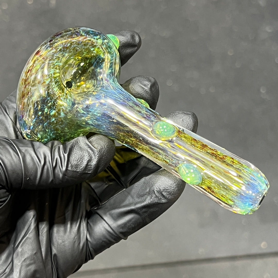 Mystery Aventurine Pipe Glass Pipe Chuck Glass