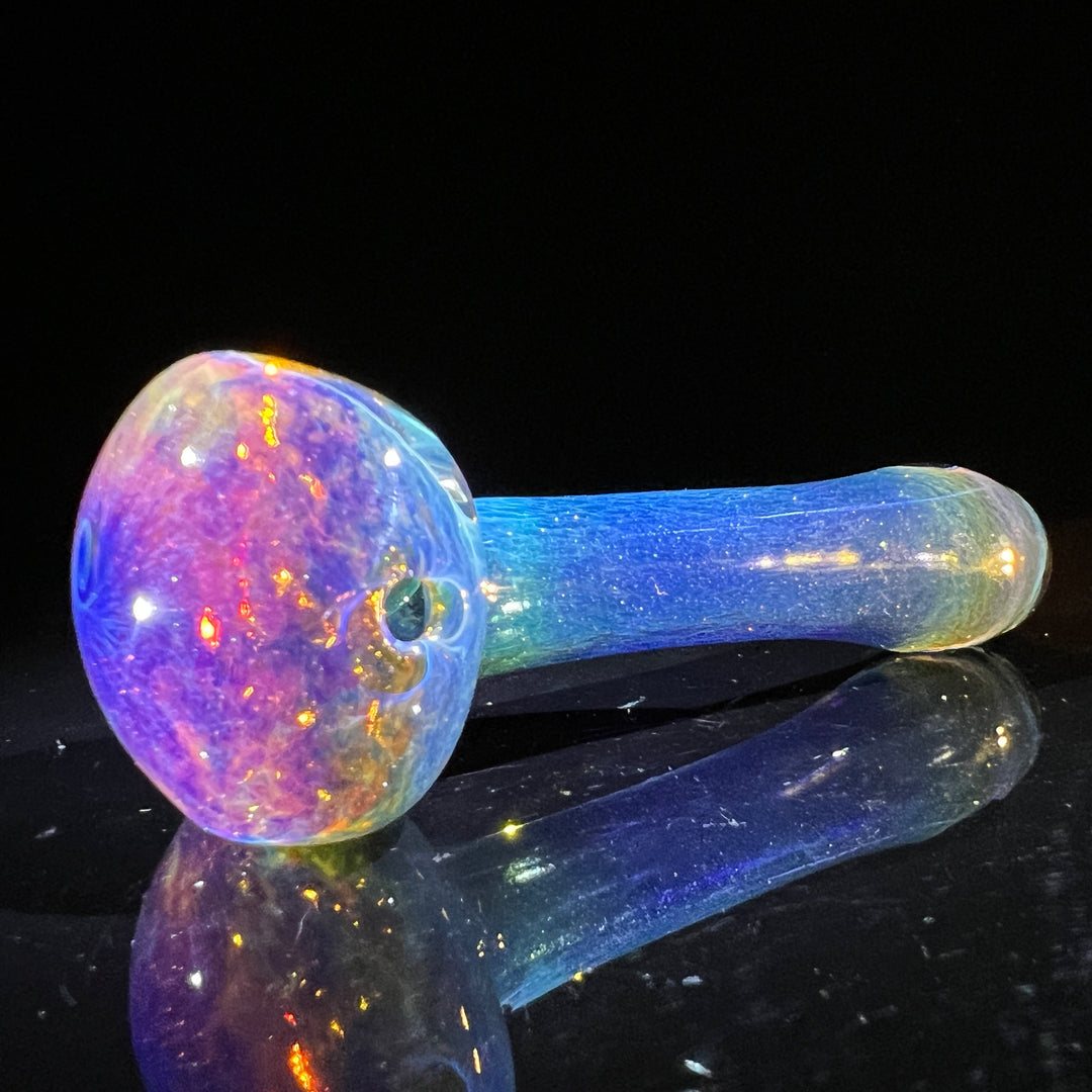 Blue Sea Sparkle Pipe Glass Pipe Beezy Glass   