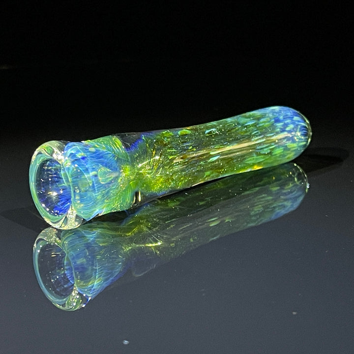 Mystery Aventurine Chillum Glass Pipe Chuck Glass