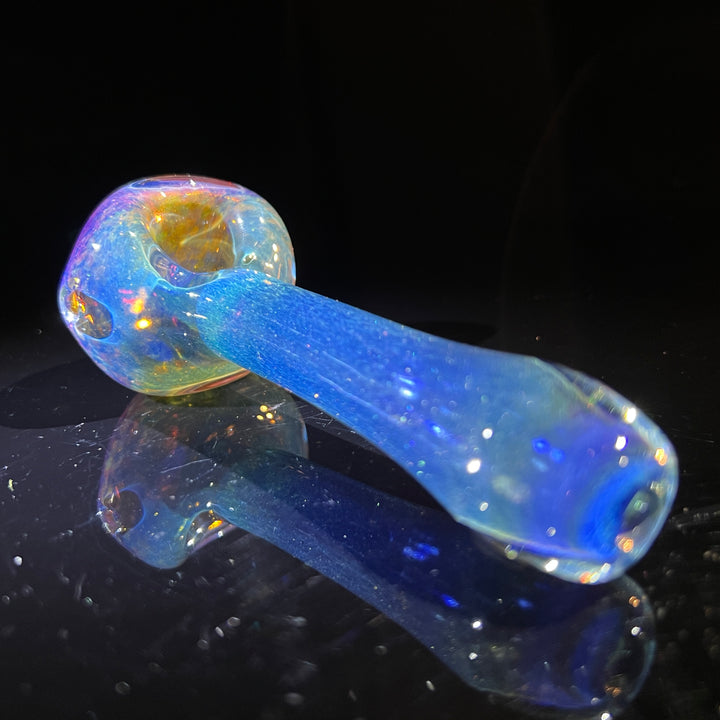 Blue Sea Sparkle Pipe Glass Pipe Beezy Glass   