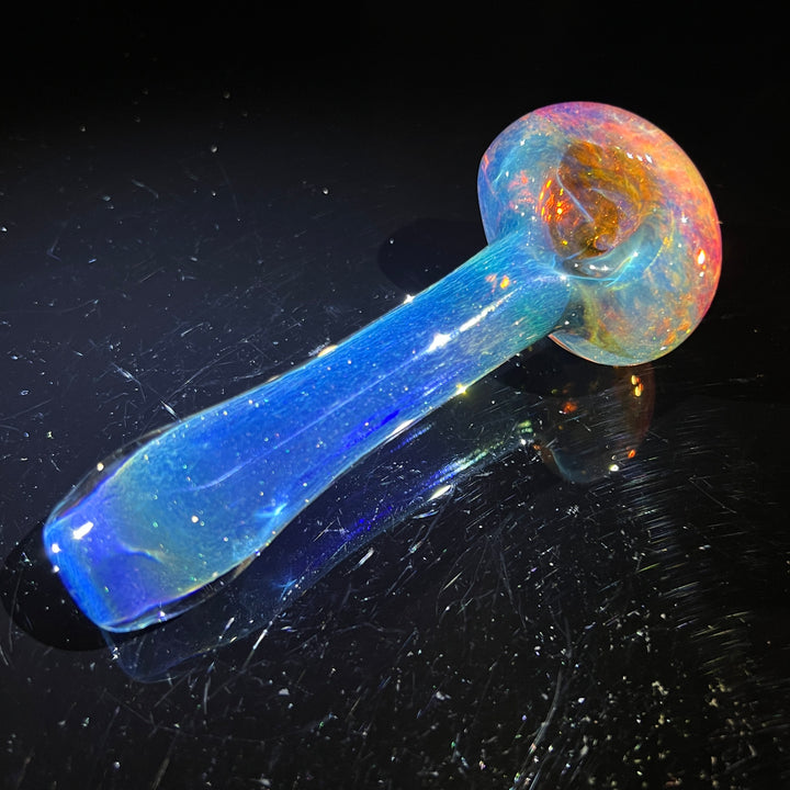 Blue Sea Sparkle Pipe Glass Pipe Beezy Glass   