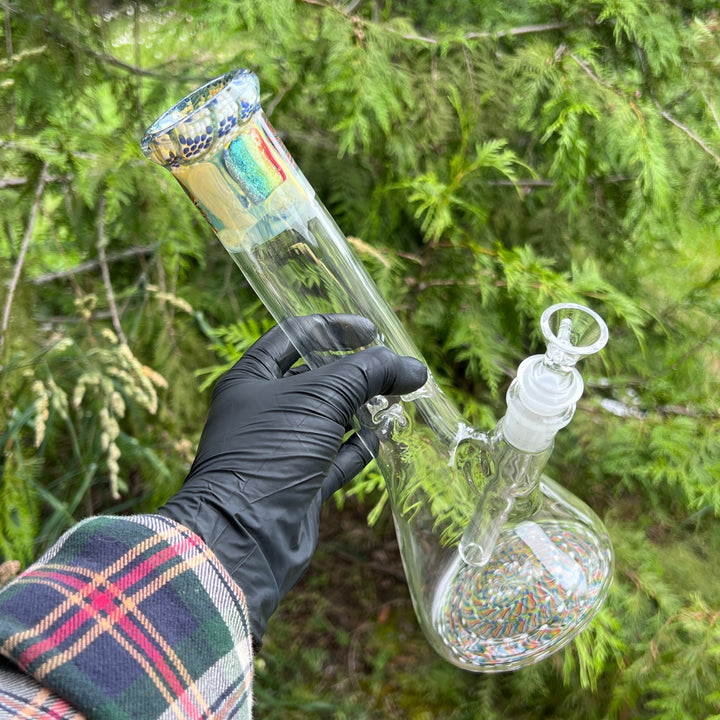 Glass Berry Cupcake 11" Inside Out Beaker Bong Glass Pipe Glass Berry Cupcake   