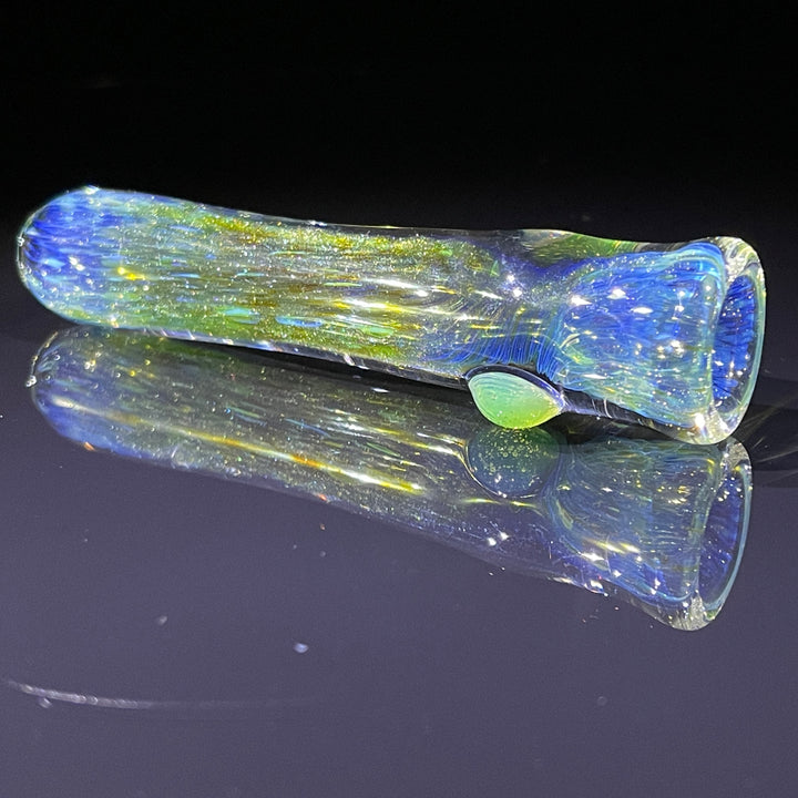 Mystery Aventurine Chillum Glass Pipe Chuck Glass