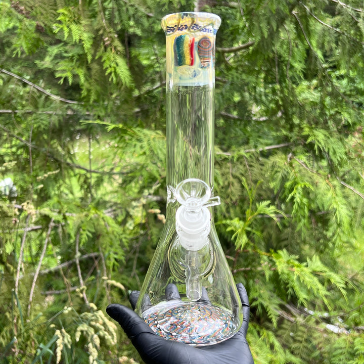 Glass Berry Cupcake 11" Inside Out Beaker Bong Glass Pipe Glass Berry Cupcake   