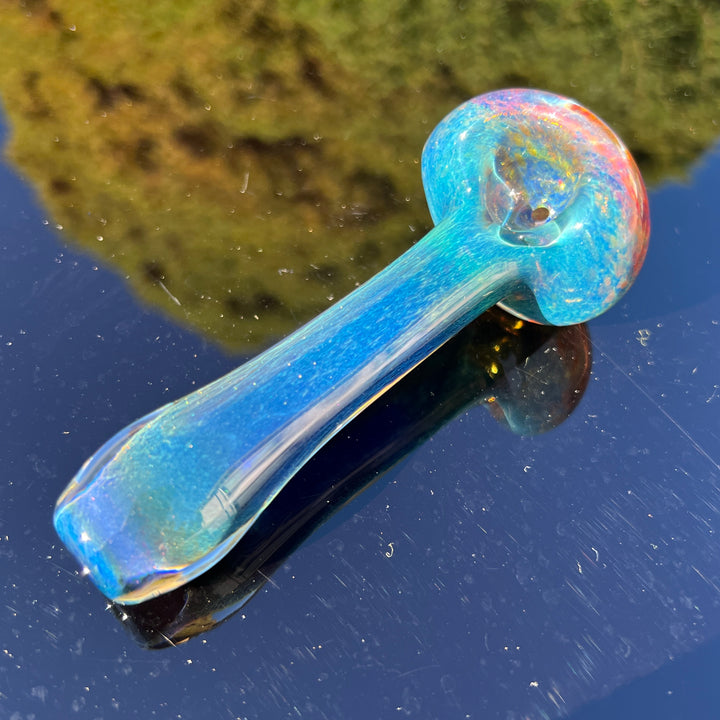 Blue Sea Sparkle Pipe Glass Pipe Beezy Glass   