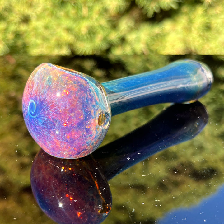 Blue Sea Sparkle Pipe Glass Pipe Beezy Glass   