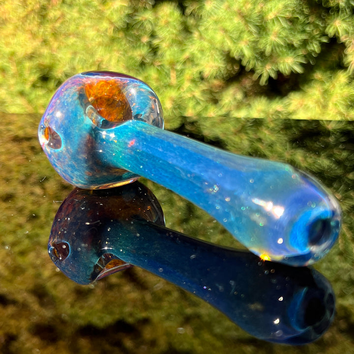 Blue Sea Sparkle Pipe Glass Pipe Beezy Glass   