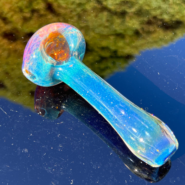 Blue Sea Sparkle Pipe Glass Pipe Beezy Glass   