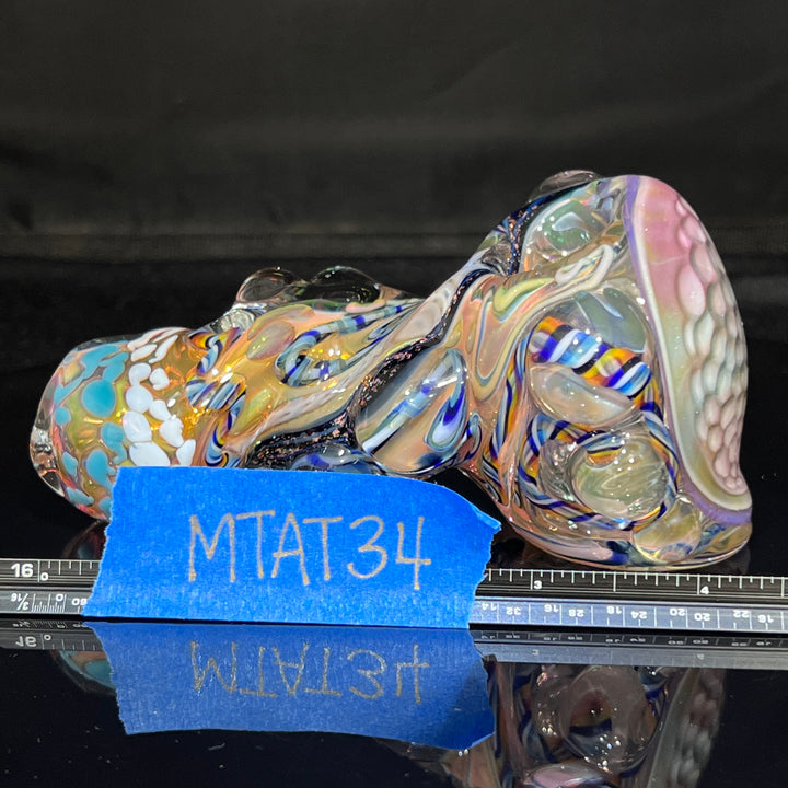 Molten Thick and Twisted Pipe 34 Glass Pipe Molten Imagination   