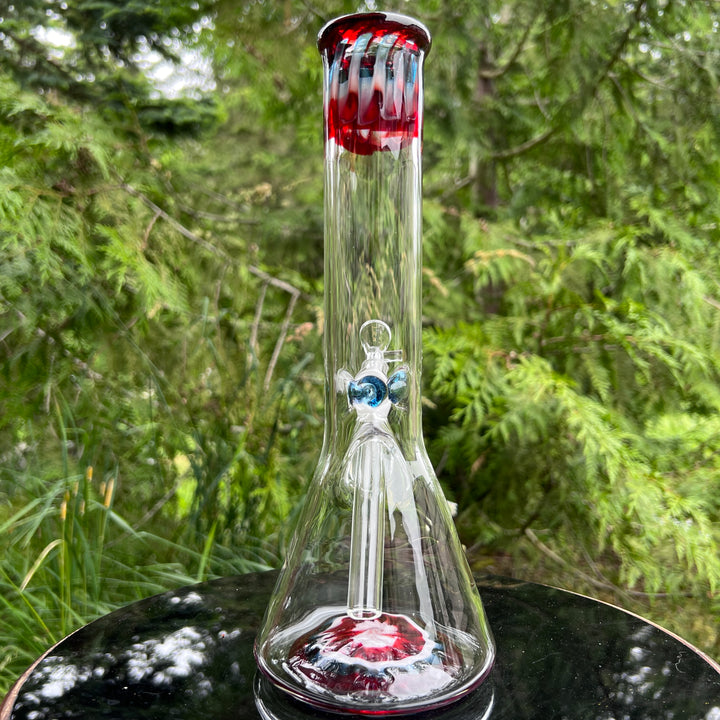 Glass Berry Cupcake 11" Beaker Bong Glass Pipe Glass Berry Cupcake   