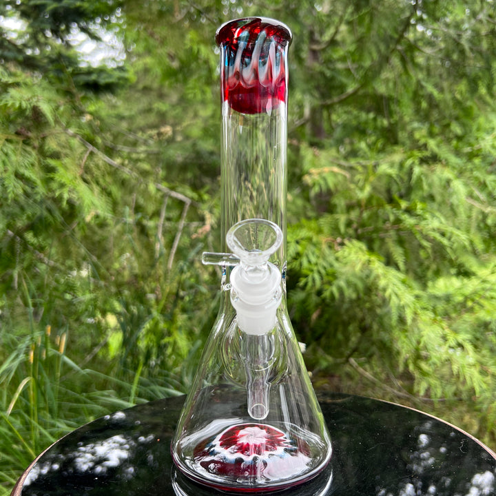 Glass Berry Cupcake 11" Beaker Bong Glass Pipe Glass Berry Cupcake   