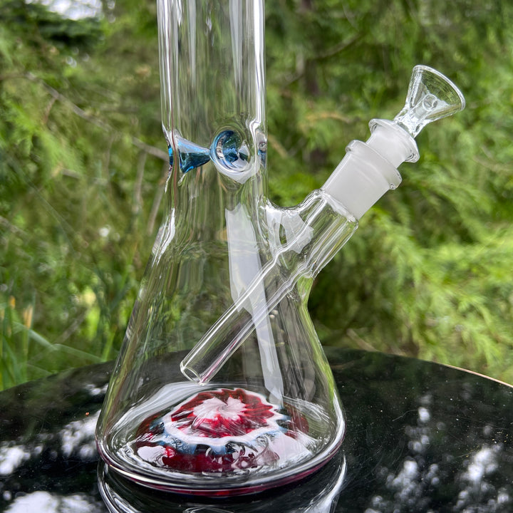 Glass Berry Cupcake 11" Beaker Bong Glass Pipe Glass Berry Cupcake   