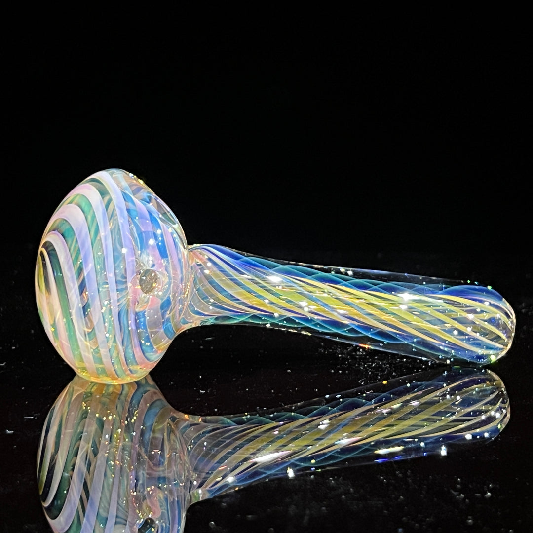 Thick Fume Pipe Green Slyme Marble Glass Pipe Chuck Glass