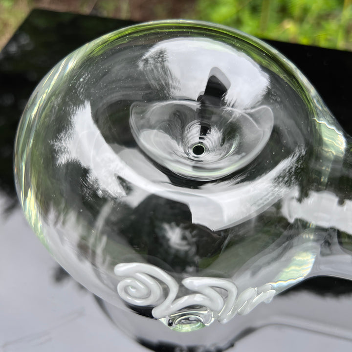 16" Clear Party Bowl Pipe Glass Pipe Mary Jane's Glass   