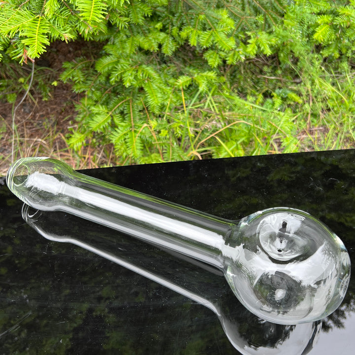 16" Clear Party Bowl Pipe Glass Pipe Mary Jane's Glass   