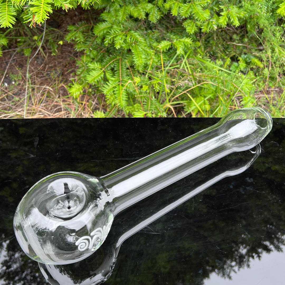 16" Clear Party Bowl Pipe Glass Pipe Mary Jane's Glass   