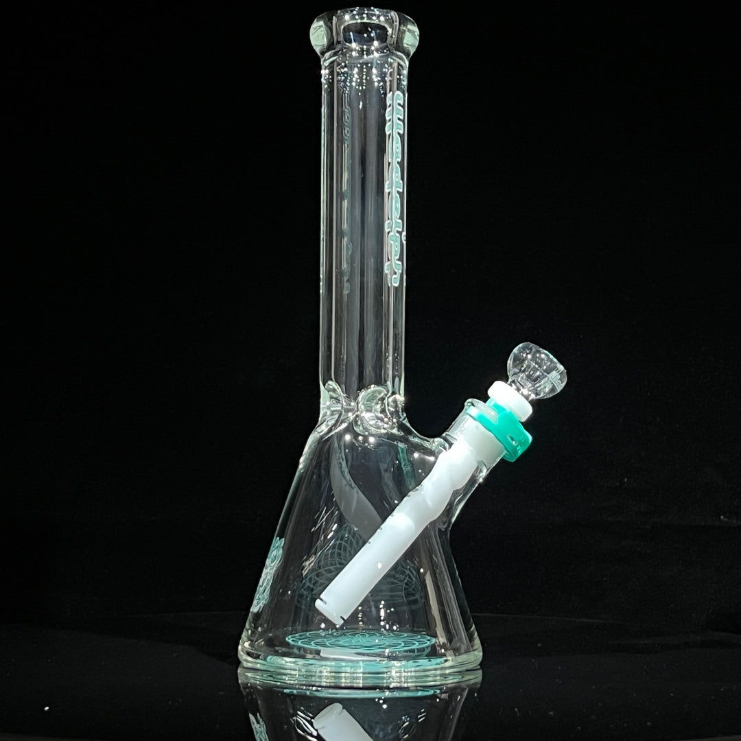 Illadelph Aqua Mini Beaker Bong Glass Pipe Illadelph Glass