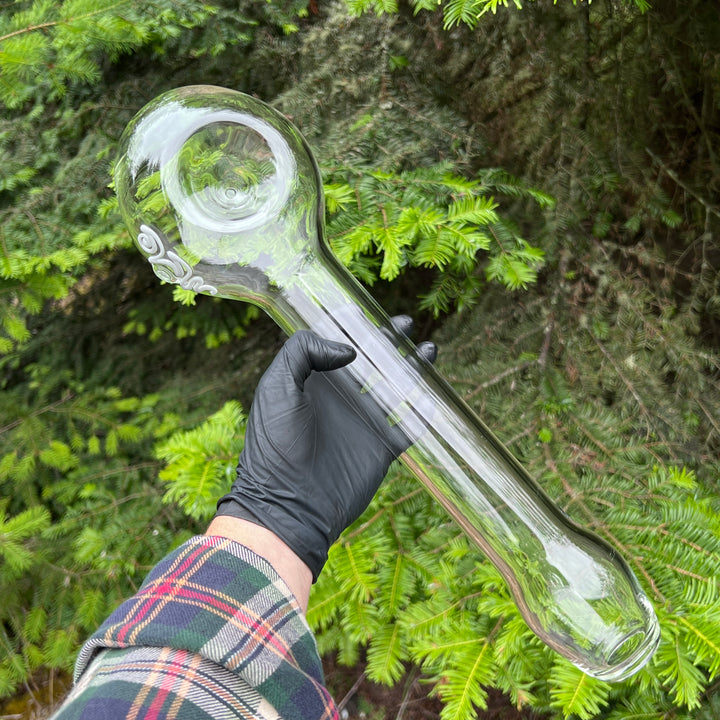 16" Clear Party Bowl Pipe Glass Pipe Mary Jane's Glass   