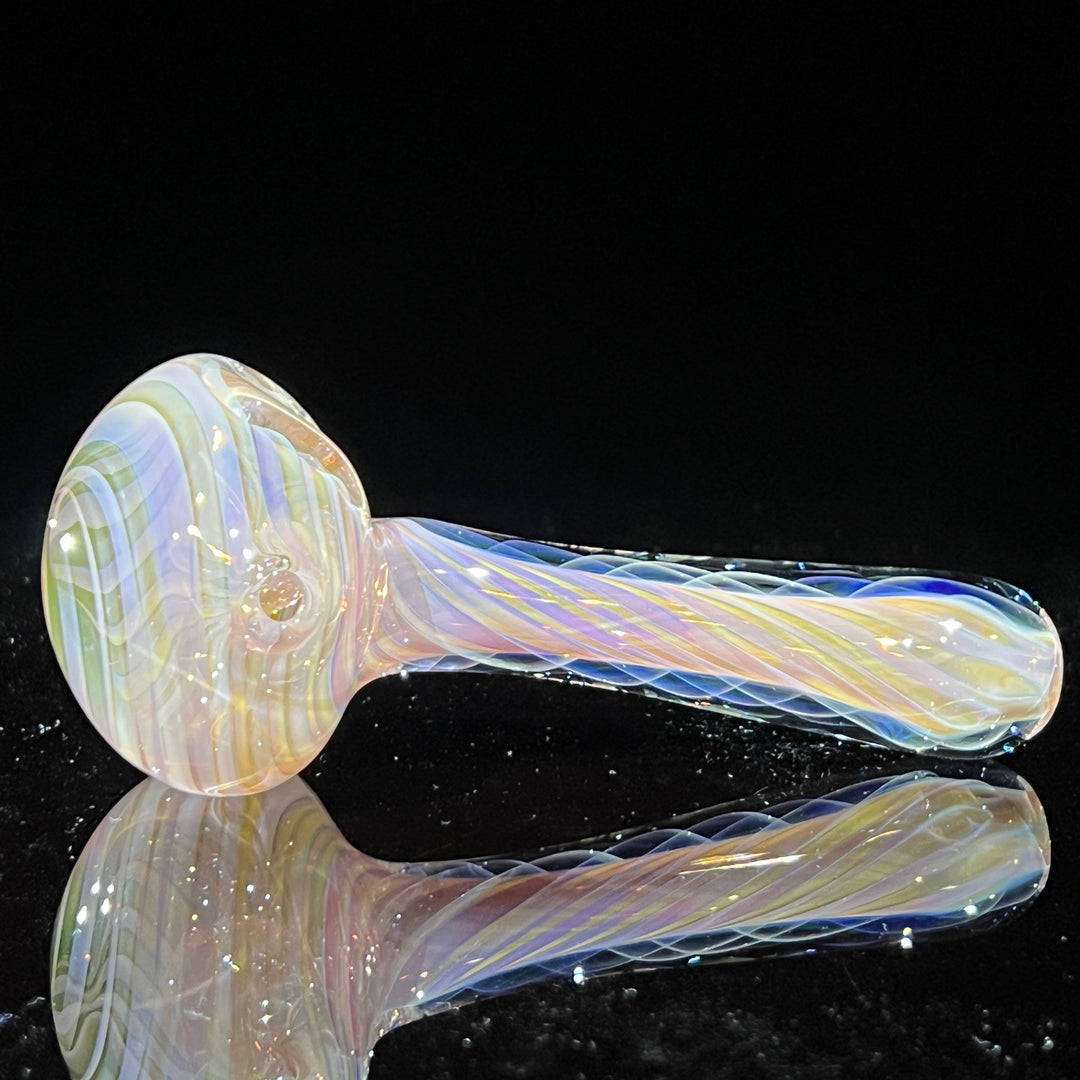 Thick Fume Pipe Pink Slyme Marble Glass Pipe Chuck Glass