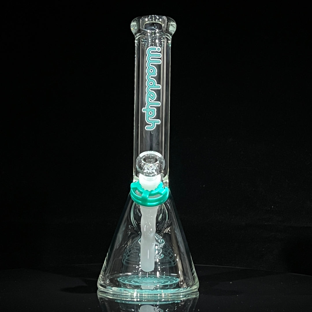 Illadelph Aqua Mini Beaker Bong Glass Pipe Illadelph Glass