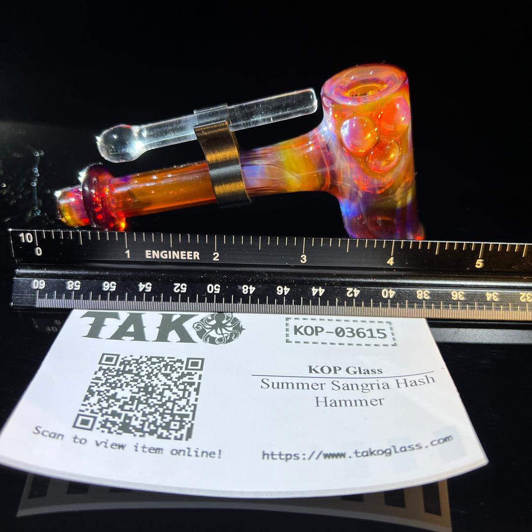 Summer Sangria Hash Hammer Glass Pipe KOP Glass   