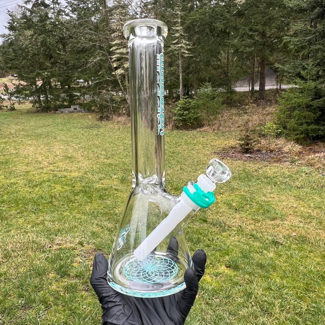 Illadelph Aqua Mini Beaker Bong Glass Pipe Illadelph Glass