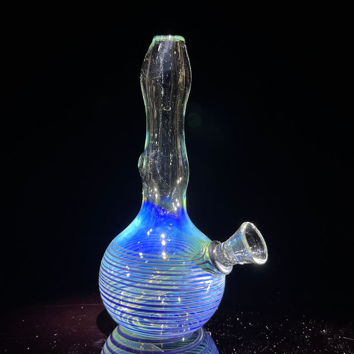 5" Silver Fumed Mini Bong Glass Pipe Mary Jane's Glass   