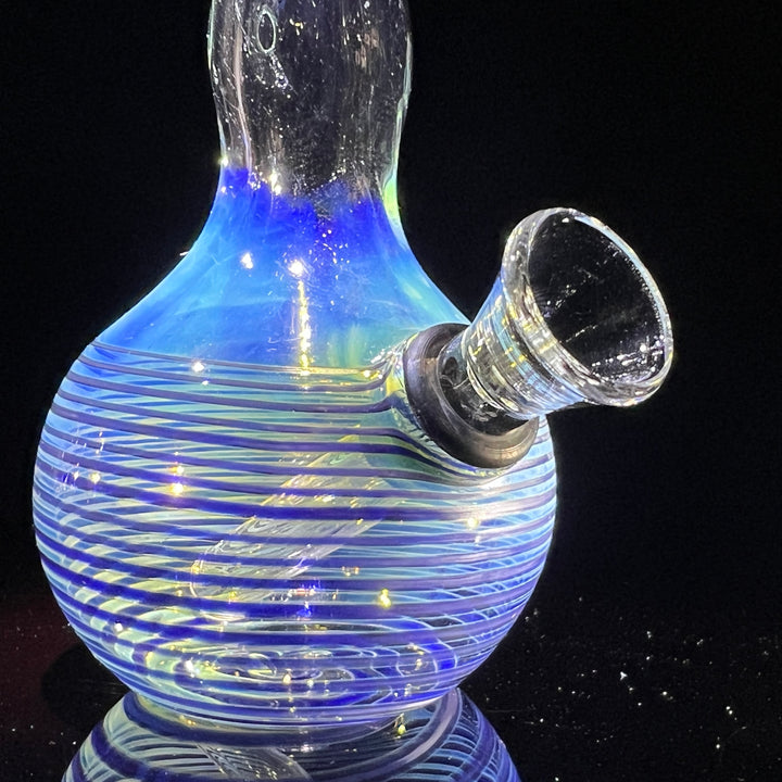 5" Silver Fumed Mini Bong Glass Pipe Mary Jane's Glass   