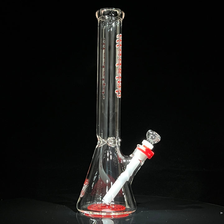 Illadelph Red Beaker Bong Glass Pipe Illadelph Glass