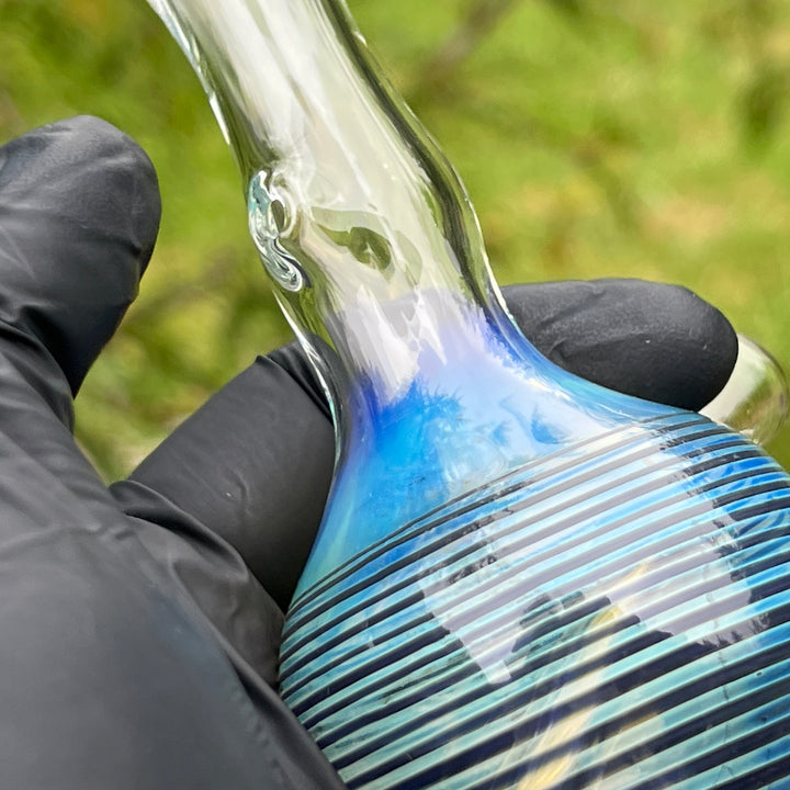 5" Silver Fumed Mini Bong Glass Pipe Mary Jane's Glass   