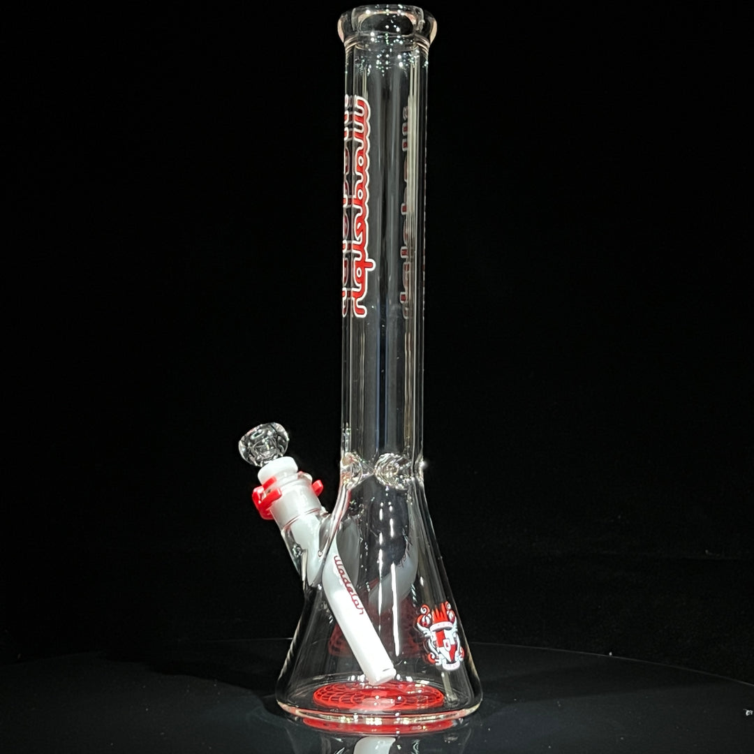 Illadelph Red Beaker Bong Glass Pipe Illadelph Glass