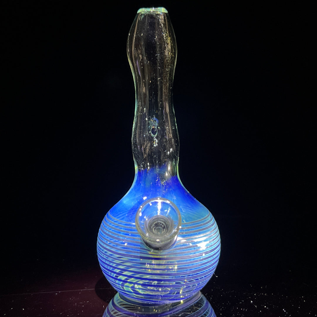 5" Silver Fumed Mini Bong Glass Pipe Mary Jane's Glass   