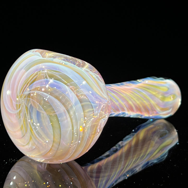 Thick Fume Pipe Pink Slyme Marble Glass Pipe Chuck Glass