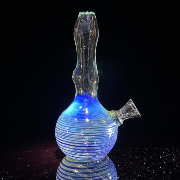 5" Silver Fumed Mini Bong Glass Pipe Mary Jane's Glass   