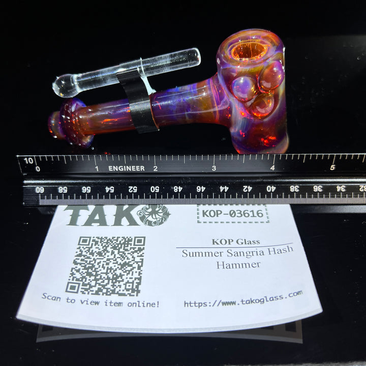 Summer Sangria Hash Hammer Glass Pipe KOP Glass   