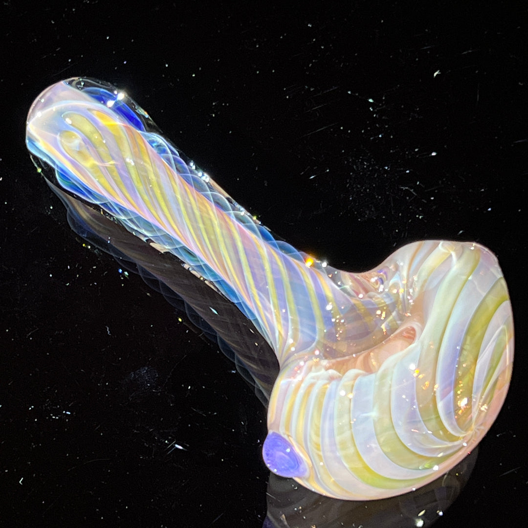 Thick Fume Pipe Pink Slyme Marble Glass Pipe Chuck Glass