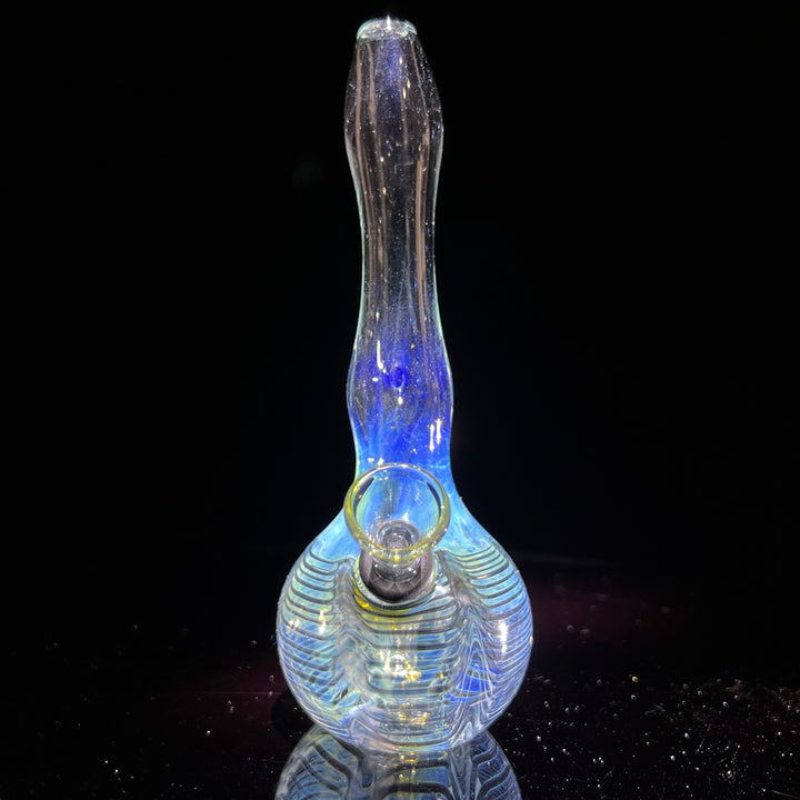 5" Silver Fumed Mini Bong Glass Pipe Mary Jane's Glass   